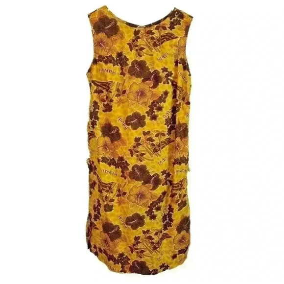 1950's-60's  ROYAL HAWAIIAN  Cotton Shift, Knee Length, Vintage Hawaiian 12/14 - Picture 1 of 11
